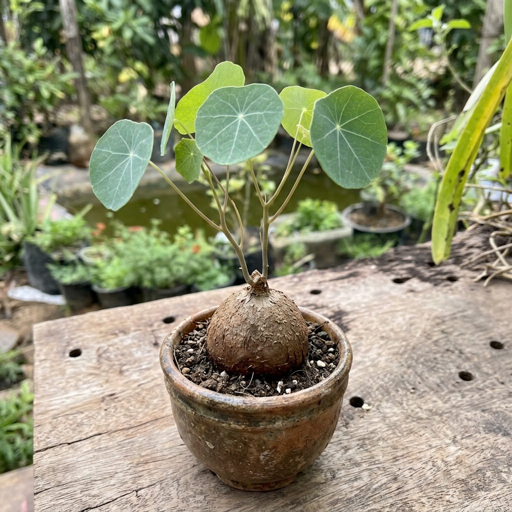 មើមកន្ត្រុំបាយរី ,ឈូកគោក