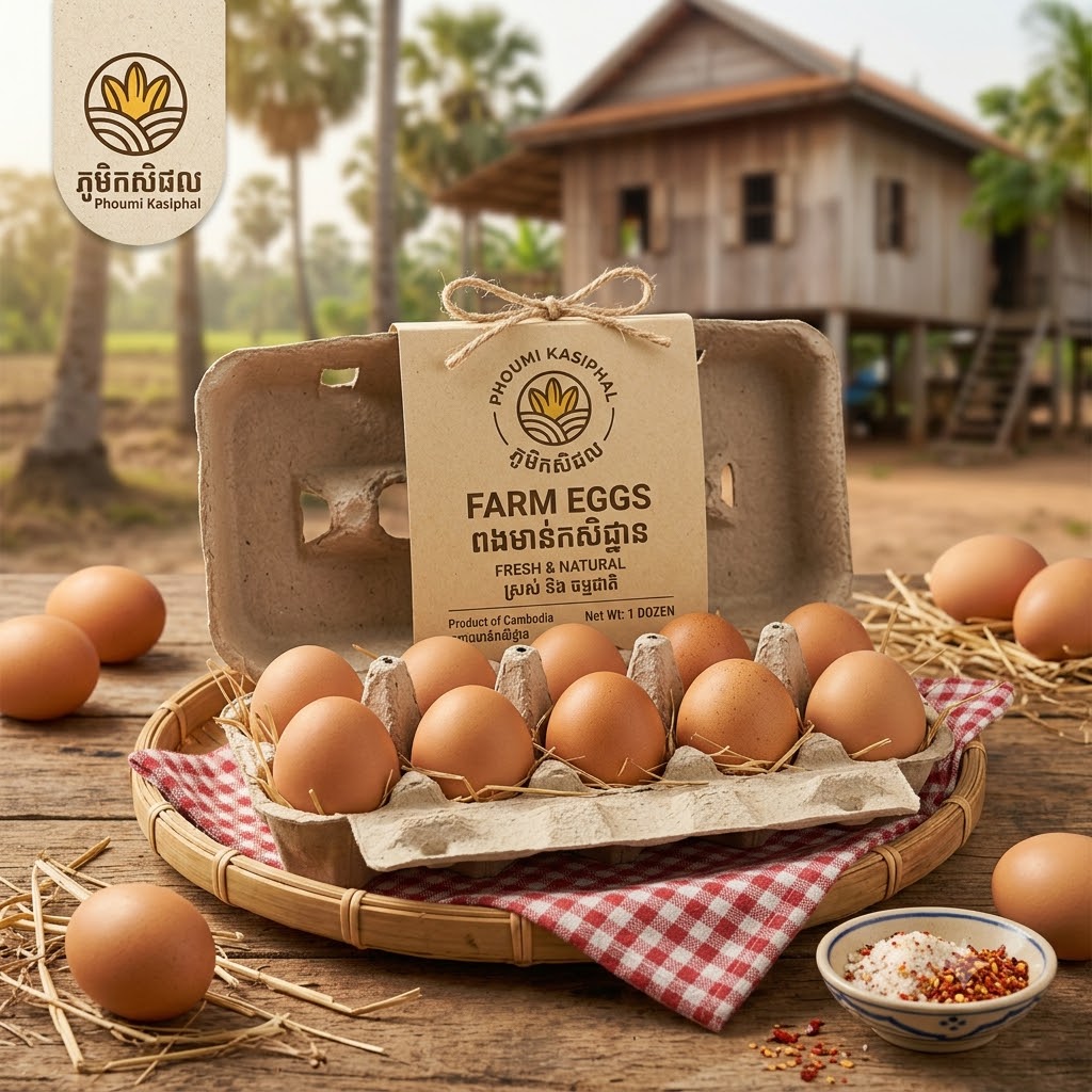 ពងមាន់កសិដ្ឋាន